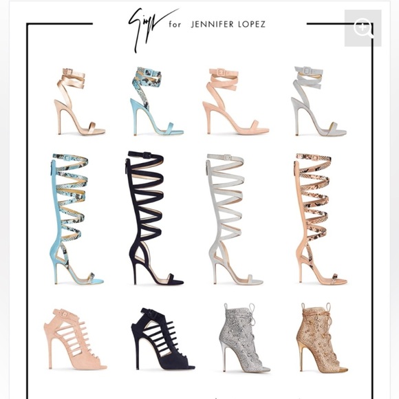 Giuseppe Zanotti & Jennifer Lopez Stilettos 37.5 NEW - Picture 2 of 16